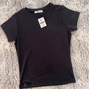 Cotton On Black Short Sleeve Tee NWOT